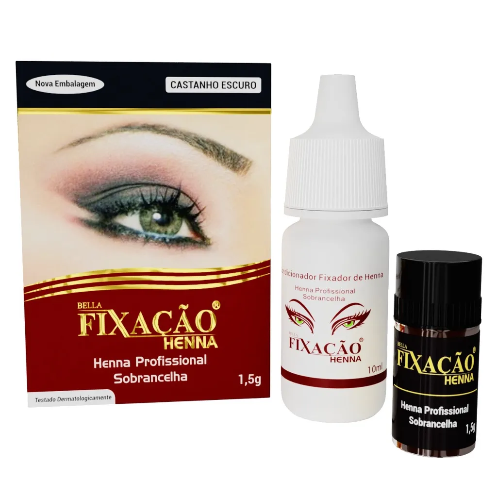 Henna Fixação Super Cast Escuro 1,5g