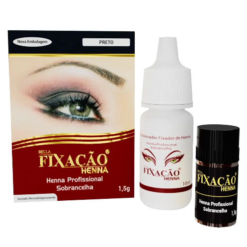 Henna Fixação Super Cast Preto 1,5g