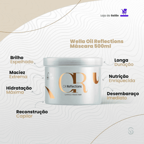 Máscara Wella Oil Reflections 500g - Image 4